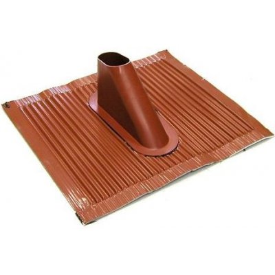 Střešní taška - pro stožár (d=55mm) 45x40 cm - červená; XE9004 – Zboží Živě