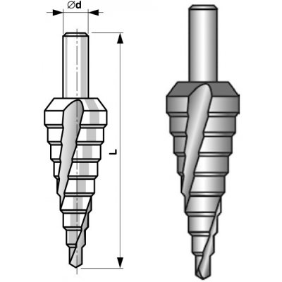 Stupňovitý vrták PG 2 6/28,3 HSSE ŠR.DR. BU695-020 – Hledejceny.cz