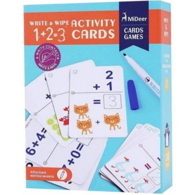 Učící stírací karty 1+2=3 – Hledejceny.cz