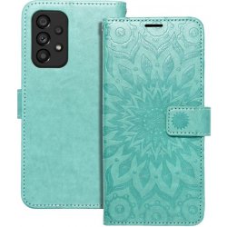 Pouzdro Forcell MEZZO Book SAMSUNG Galaxy A53 5G mandala zelené