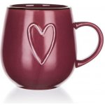 Banquet keramický HEART vínová 500 ml – Zboží Dáma