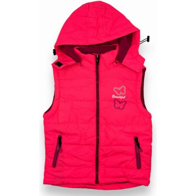 Kugo dívčí vesta Růžová – Hledejceny.cz