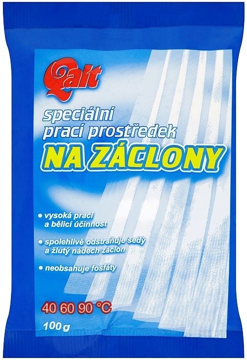 Qalt speciální prací prostředek na záclony 100 g od 15 Kč - Heureka.cz