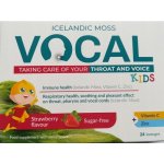 Vocal Vocal Kids měkké pastilky s příchutí Jahody doplněk stravy při potížích s hlasem příchuť strawberry 24 ks – Sleviste.cz