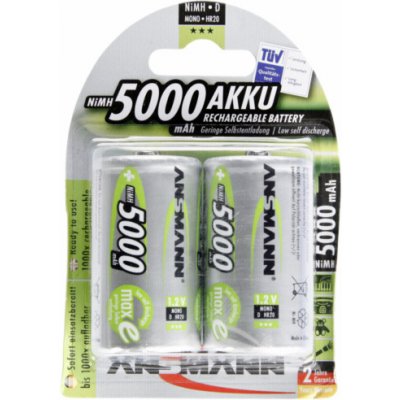 Ansmann D 5000mAh 2ks 07187 – Hledejceny.cz