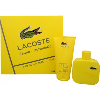 Lacoste Eau De L.12.12 Jaune EDT 100 ml + sprchový gel 150 ml dárková sada