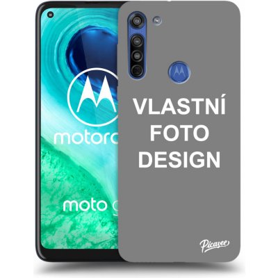 Pouzdro Picasee silikonové Motorola Moto G8 - Vlastní design/motiv čiré – Zboží Mobilmania