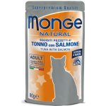 Monge Natural Cat tuňák & losos 80 g – Hledejceny.cz