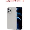 Pouzdro a kryt na mobilní telefon Apple Pouzdro Swissten Soft Joy Apple iPhone 15 kamenně šedé