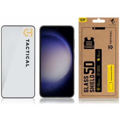 Tactical Glass Shield 5D sklo pro Samsung Galaxy S23 Black, 57983113665 – Zboží Živě