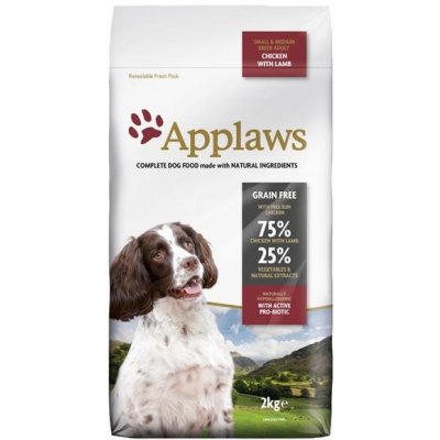 Applaws Dog Dry Adult Small & Medium Breed Chicken & Lamb 2 kg – Zboží Mobilmania