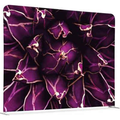 Jansen Display Potištěná látková dělící stěna 200-150 Cactus Fialová, 1984 x 1502 mm – Zboží Živě