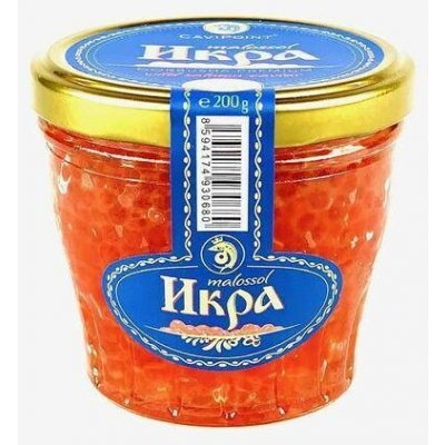 Cavipoint kaviár Nepasterizovaný kaviár z divokého lososa Kamčatka 200 g – Sleviste.cz