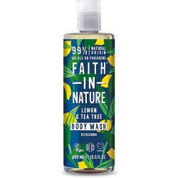 Faith in Nature přírodní sprchový gel Citrón & Tea Tree 400 ml