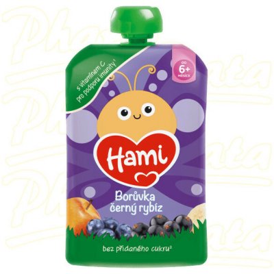 Hami Borůvka Černý rybíz kapsička 100g – Zboží Dáma