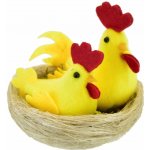 Slepička s kohoutkem v hnízdečku 8x10 cm – Hledejceny.cz