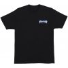 Pánské Tričko Santa Cruz triko Thrasher Flame Dot S/S Regular T-Shirt Mens Black