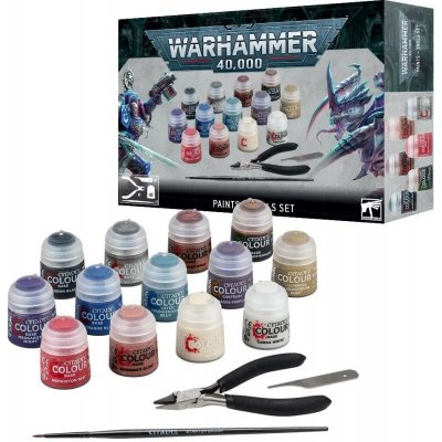 GW Warhammer 40,000: Paints + Tools Set 2023 – Zboží Živě