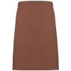 Zástěra Premier Workwear Pracovní zástěra středně dlouhá PR151 Mocha Pantone 7505 70x50cm