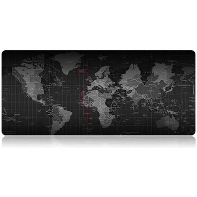 KIK Podložka pod myš XXL mapa světa 40 × 90 cm – Zboží Mobilmania