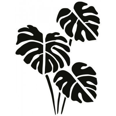 Optys Šablona monstera 15 x 20 cm – Zboží Mobilmania