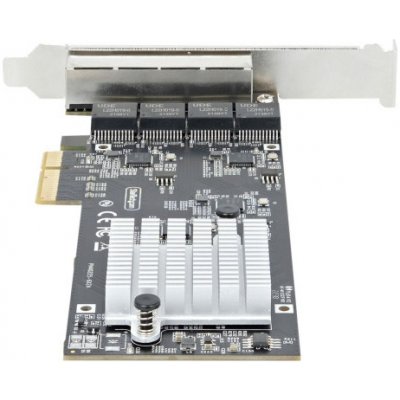 StarTech.com 4-Port 2.5Gbps NBASE-T PCIe Network Card, Intel I225-V Chip, Quad Port Computer Network Card, Multi-Gigabit NIC, PCI Express Server LAN Card, Desktop Ethernet Interface Card, PCI Express – Zboží Živě