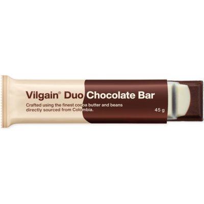 Vilgain Mléčná a bílá čokoláda 45 g – Zboží Dáma