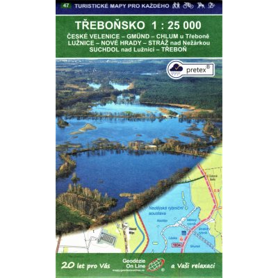 Třeboňsko 1:25 000 (2020, 3. vydání, GOL_47, pretex) – Zbozi.Blesk.cz