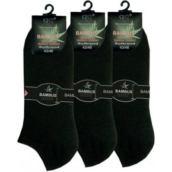 RS dámské letní sneaker bambusové ponožky černá