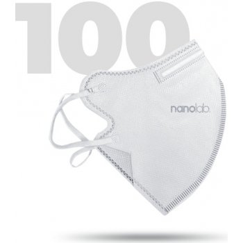 Nanolab nano respirátor FFP2 bílý 100 ks