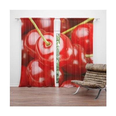 Sablio Závěs Třešně: 2ks 140x250cm – Hledejceny.cz