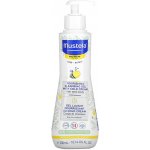 Mustela Bébé Dry Skin výživný čisticí gel s obsahem ochranného krému obnovující kožní bariéru pro děti od narození Hair & Body 300 ml – Zboží Dáma