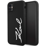 AppleMix KARL LAGERFELD Signature Apple iPhone 11 / Xr - silikonový - černé – Hledejceny.cz