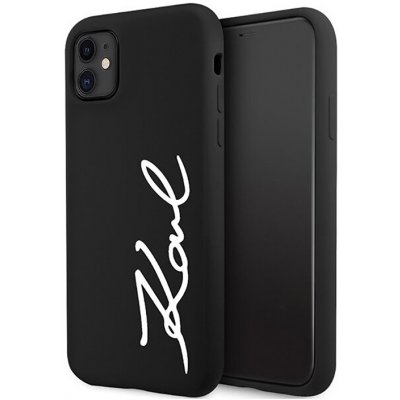 AppleMix KARL LAGERFELD Signature Apple iPhone 11 / Xr - silikonový - černé – Zboží Mobilmania