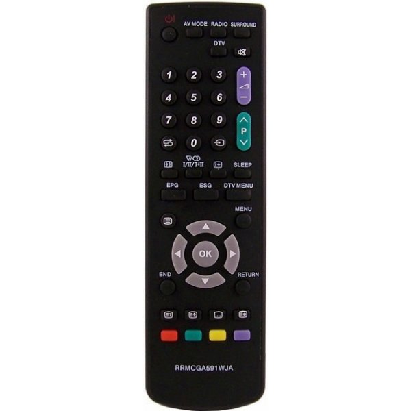 Dálkový ovladač Sharp GA591WJSA GA 591WJSA LCD od 239 Kč Heureka.cz