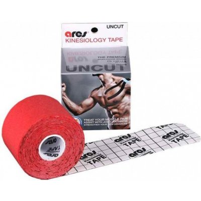 Ares KINESIO TAPE UNCUT Sportovní tejp červená 500 5cm X 5m