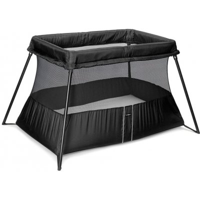 Baby Björn Travel crib Light černá – Zboží Mobilmania