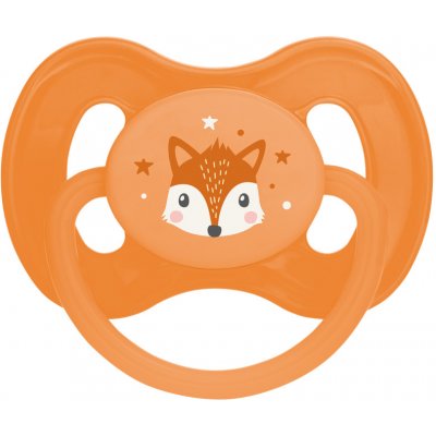 Canpol babies dudlík kaučuk třešinka Cute Animals 1ks oranžová – Zboží Dáma