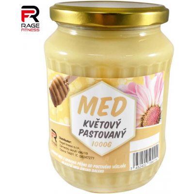 Rage Fitness Domácí květový pastovaný med z Opavska 1000 g – Zboží Dáma
