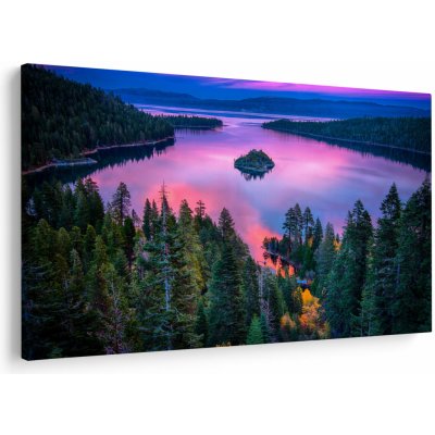 Obraz - Jezero Tahoe, Sierra Nevada, Kalifornie, USA, jednodílný 120x80 cm – Hledejceny.cz