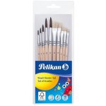 Štětce kulaté a ploché Pelikan sada 10ks 305794 – Zboží Dáma