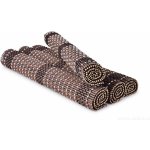 GoEco bambusové prostírání 4 ks přírodní podložky čokoládové 44x30 cm – Sleviste.cz