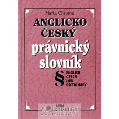 Anglicko-český právnický slovník – Zboží Mobilmania