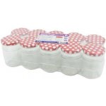 M.A.T. sklenice zavařovací Twist 66 + víčka Puntík 10ks x 250ml – Sleviste.cz