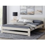 AMI Nábytek masiv VitBed Eureka bílá borovice s roštem – Zboží Dáma