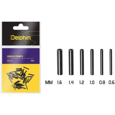 Delphin Crimpy Single Crimps 1mm 40ks – Hledejceny.cz