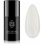 NANI gel lak Amazing Line Shimmer White 5 ml – Sleviste.cz