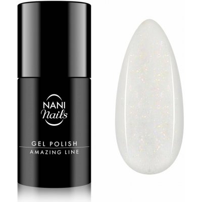 NANI gel lak Amazing Line Shimmer White 5 ml – Sleviste.cz