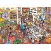 Puzzle COBBLE HILL DoodleTown: Šťastné díkuvzdání 1000 dílků