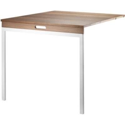 String Výklopný stolek String Folding Table, walnut/white